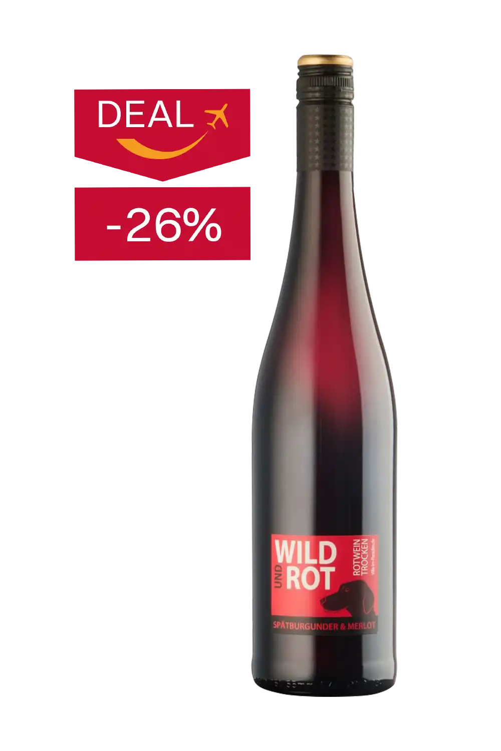 Bild: Motzenbäcker Wild und Rot Spätburgunder & Merlot Pfalz 0,75 L