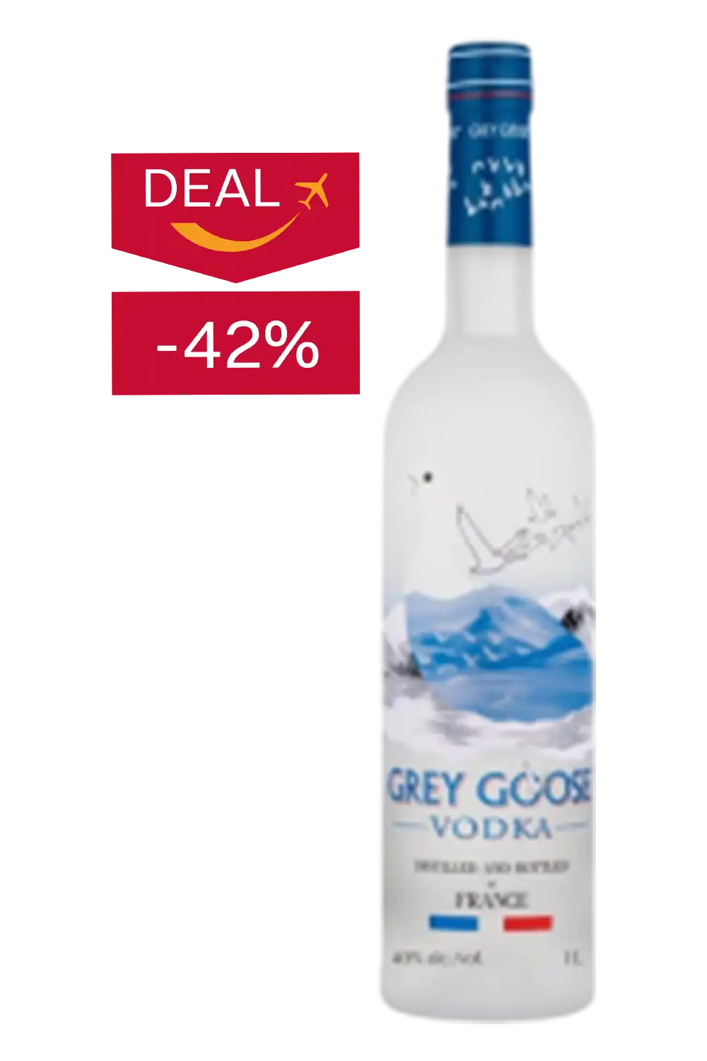 Bild: Grey Goose Vodka 40 % Vol. 1 Liter Flasche