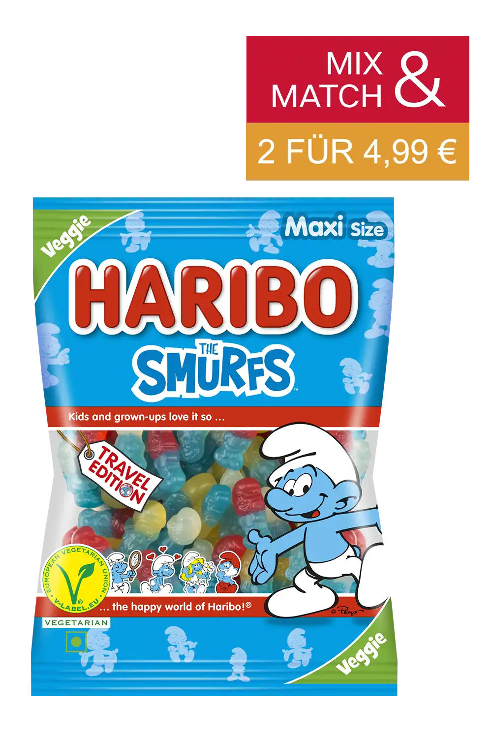 Bild: Haribo Schlümpfe 425g Travel Exclusive