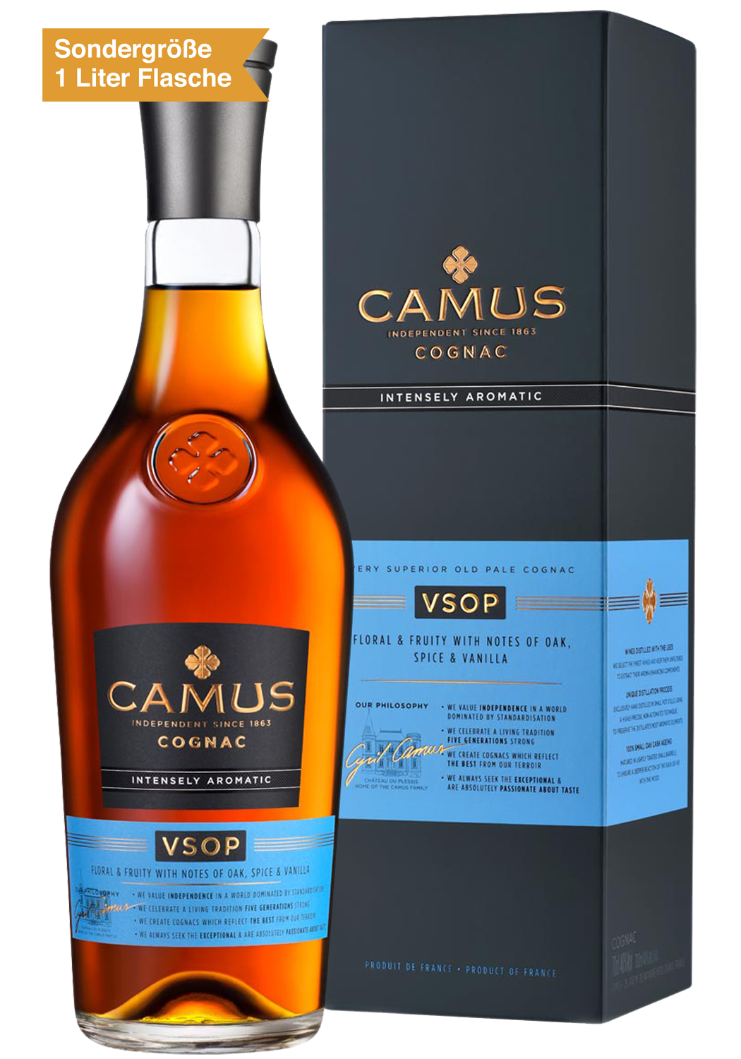 Camus VSOP Cognac 1 Liter Flasche