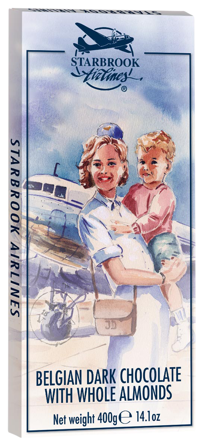 Starbrook Chocolate Dark Almond 400g Travel Exclusive