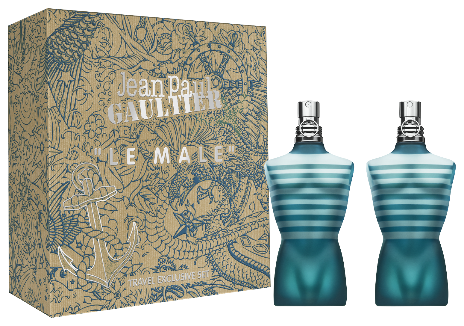 Jean Paul Gaultier Le Male EDTS Duo 2x40 ml Travel Retail Exclusive