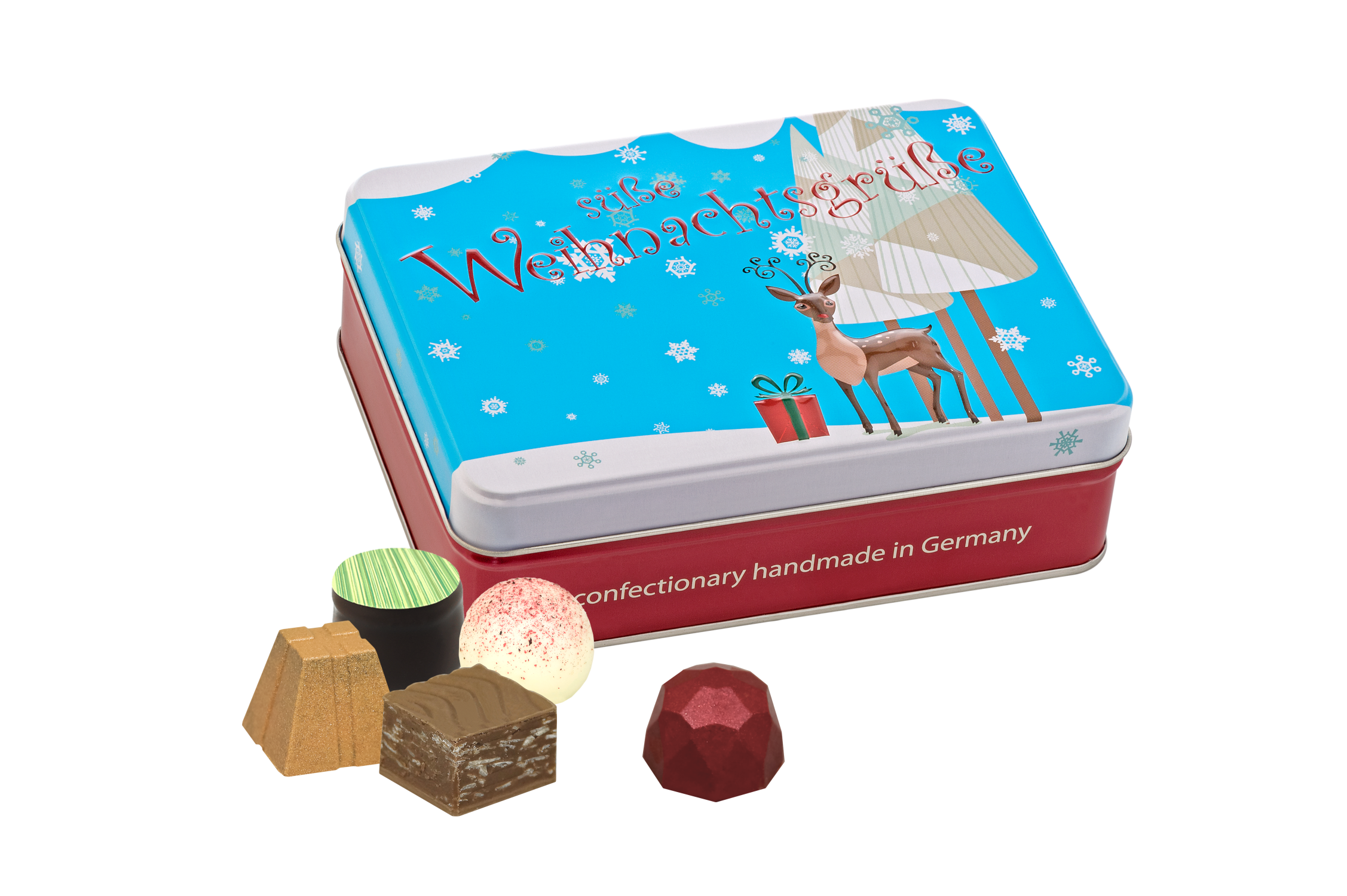 Präsentdose "Süße Weihnachtsgrüße"