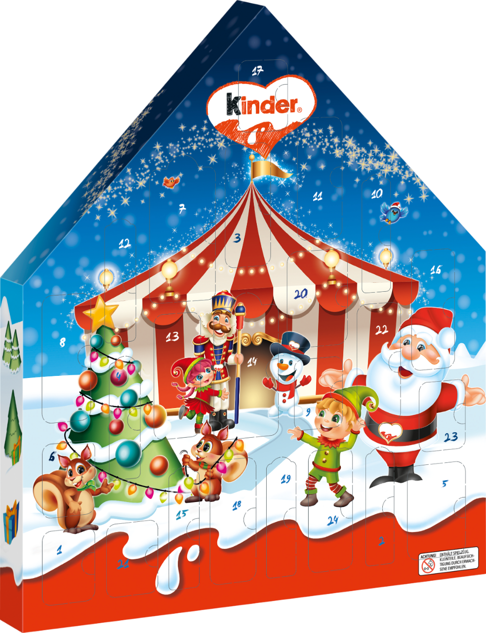 Bild: Kinder Adventskalender Maxi Mix 351g