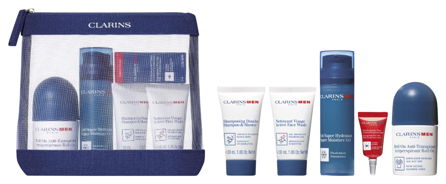 Bild: Clarins Grooming Essentials Set Men Travel Set