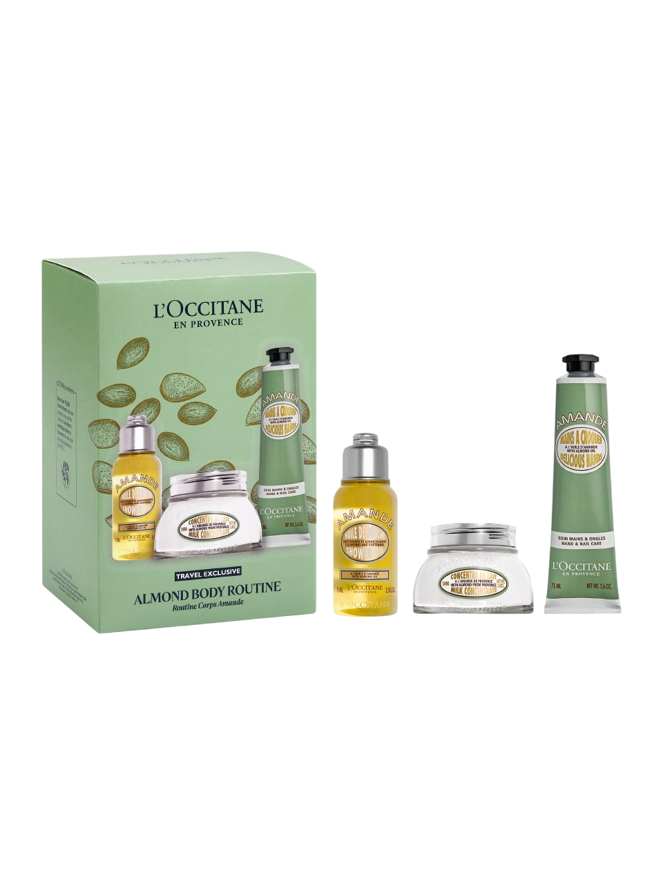 L'Occitane en Provence Almond Body Care Set Travel Retail