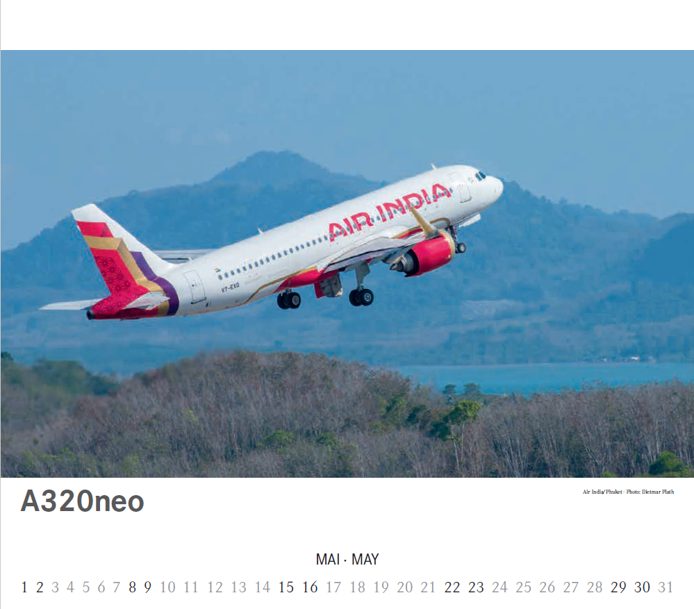 Bild: Airbus Kalender 2027