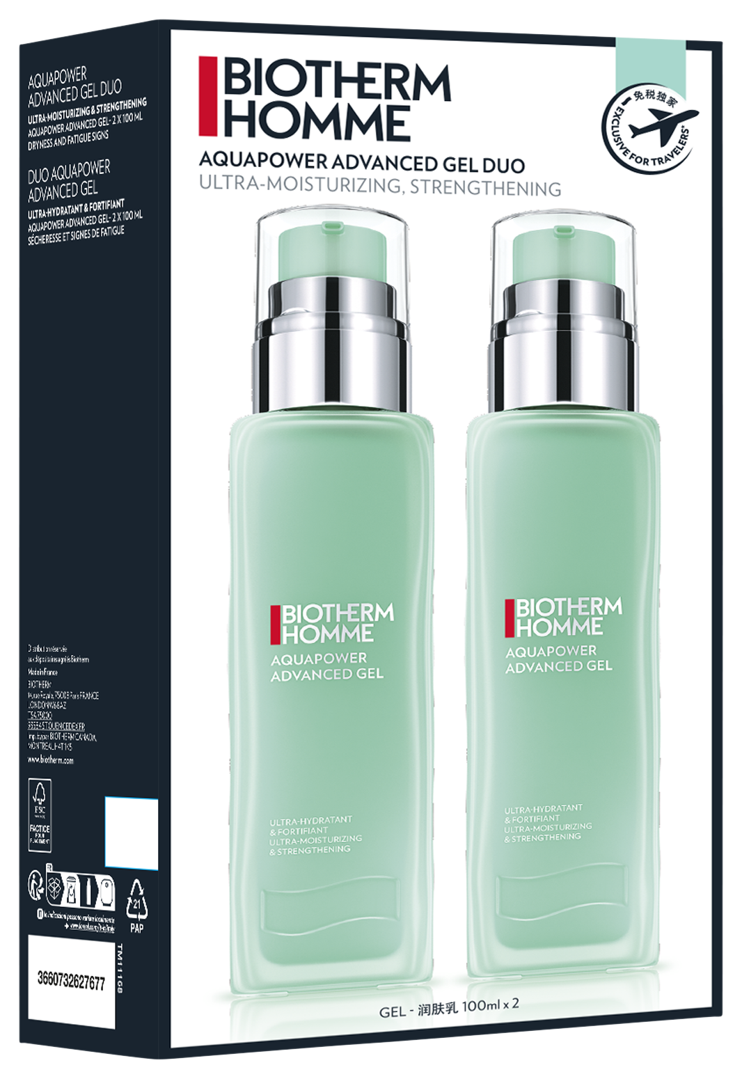 Biotherm Homme Gesichtspflege Duo Travel Retail Exclusive