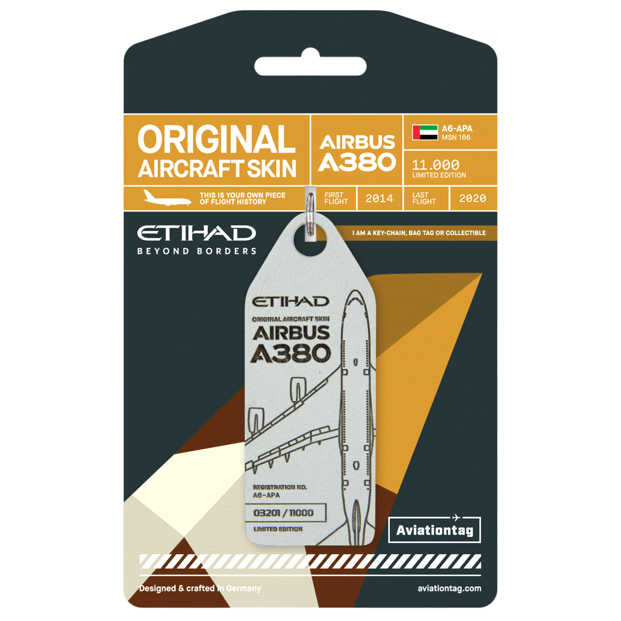 Bild: Aviationtag Etihad Airbus A380 - A6-APA Glare