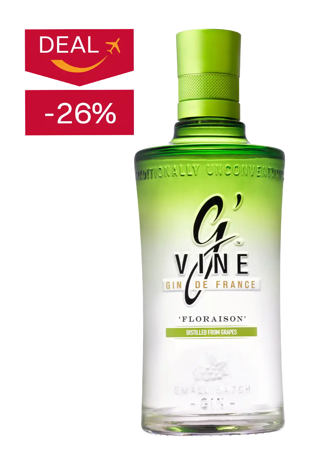 Bild: G'Vine Floraison Gin 1 Liter Flasche Travel Exclusive