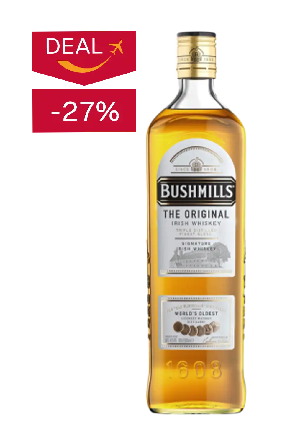 Bild: Bushmills Original Irish Whiskey 1 Liter Flasche