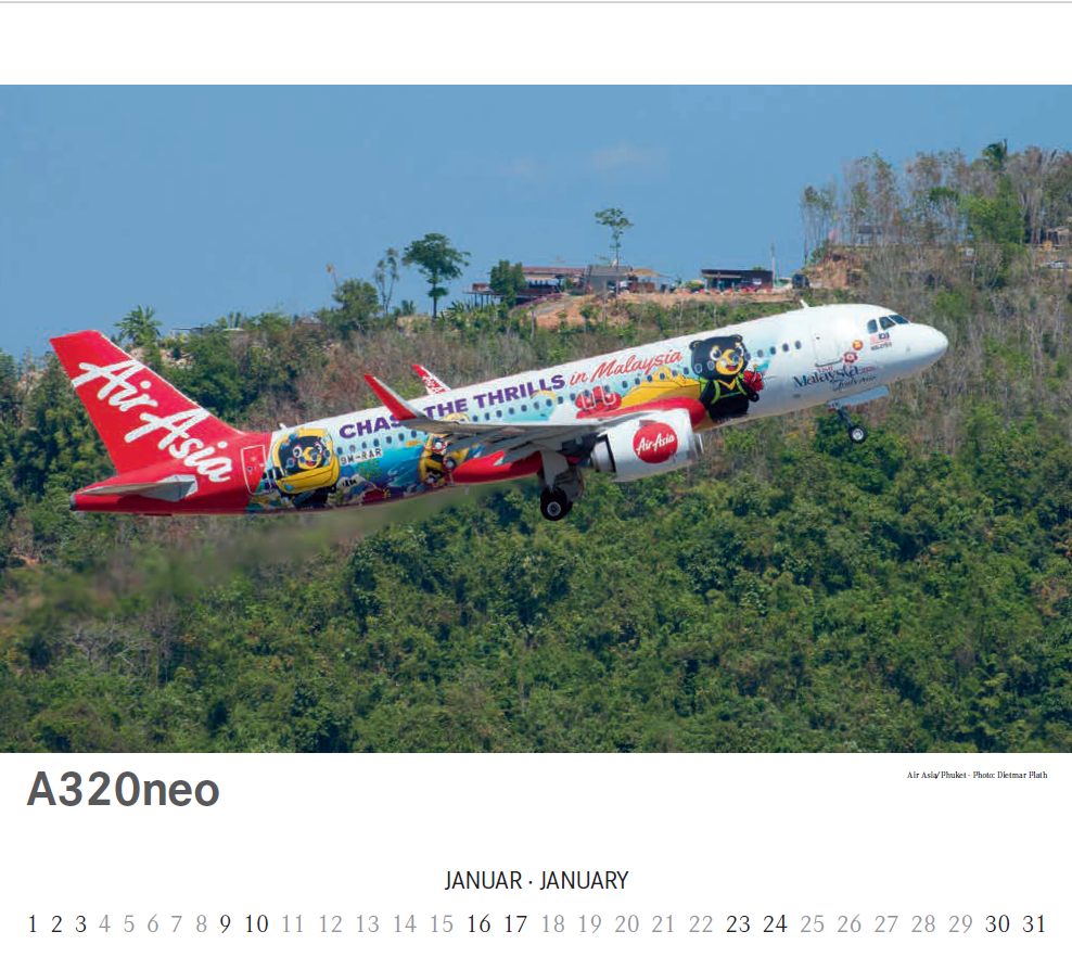 Bild: Airbus Kalender 2027