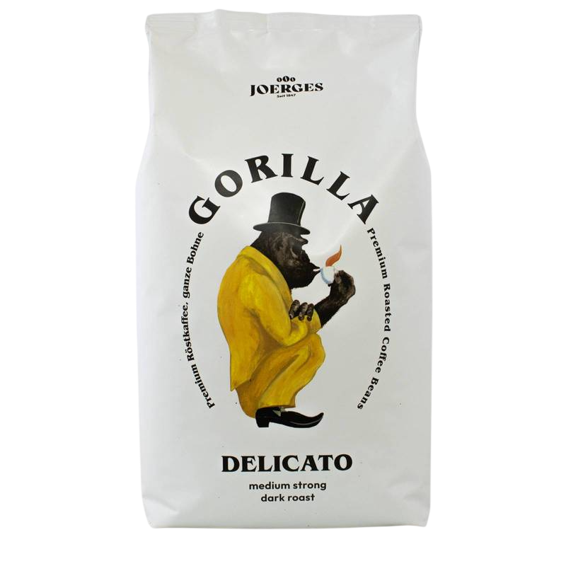 Bild: Gorilla Kaffee Espresso Delicato Ganze Bohnen 1 kg