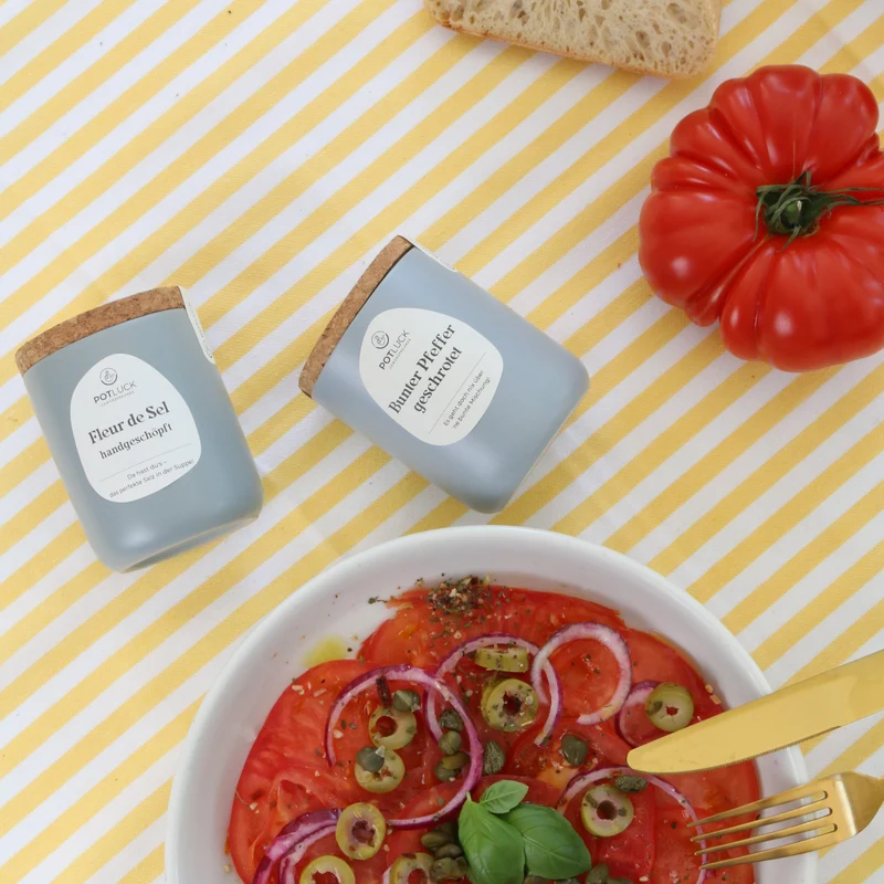 Bild: POTLUCK Fleur de Sel handgeschöpft 80 g im Keramiktopf
