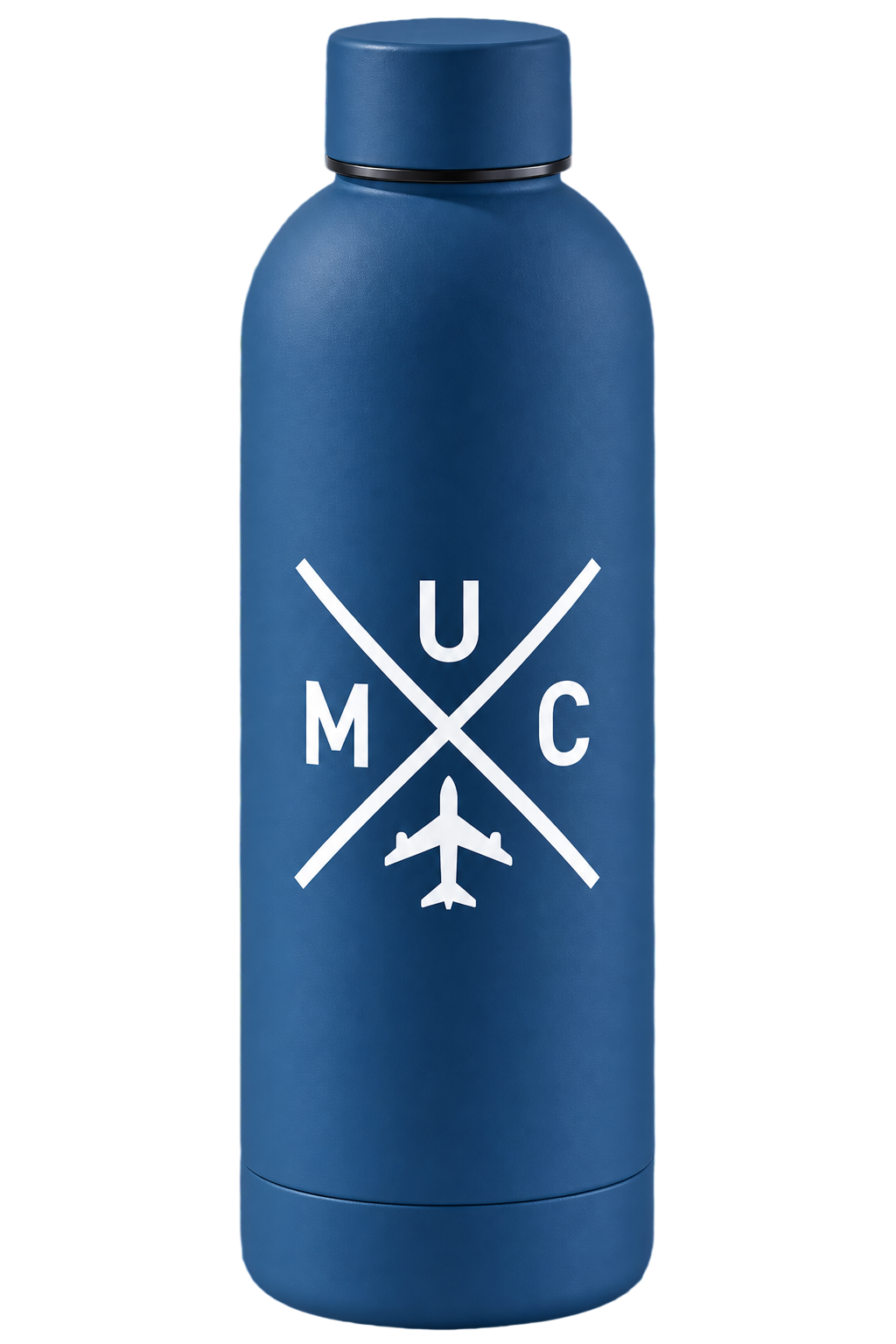 Bild: Thermosflasche Edelstahl 3-Letter Code MUC 500 ml