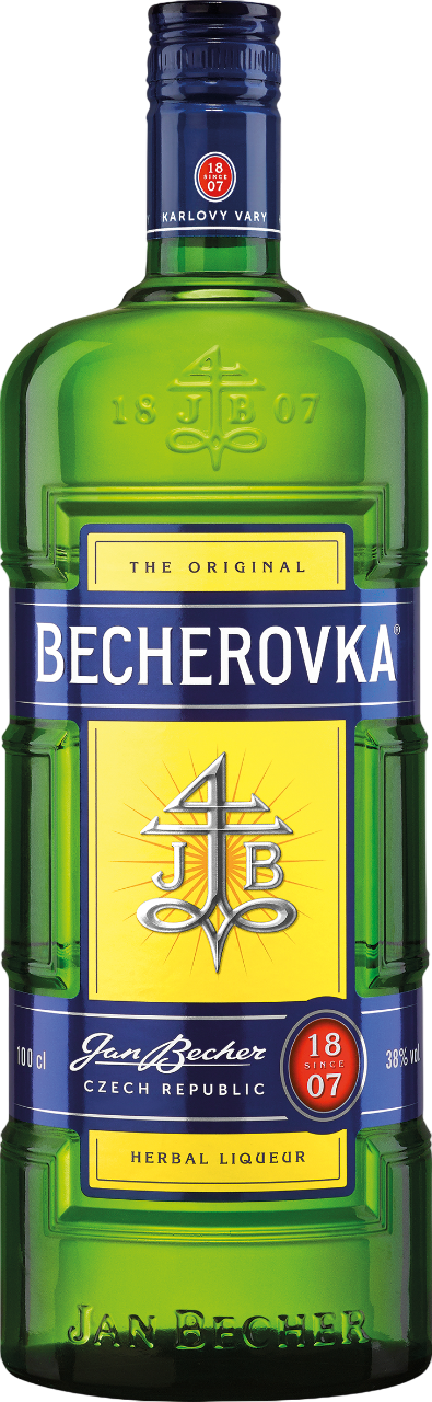 Becherovka Carlsbad Bitter, 38% Vol, 1 Liter Flasche