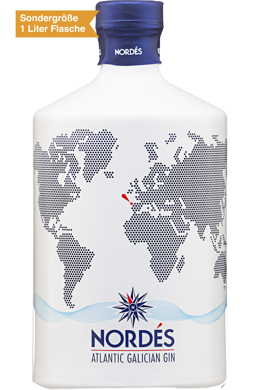 Nordés Atlantic Galician Gin 1 Liter Flasche