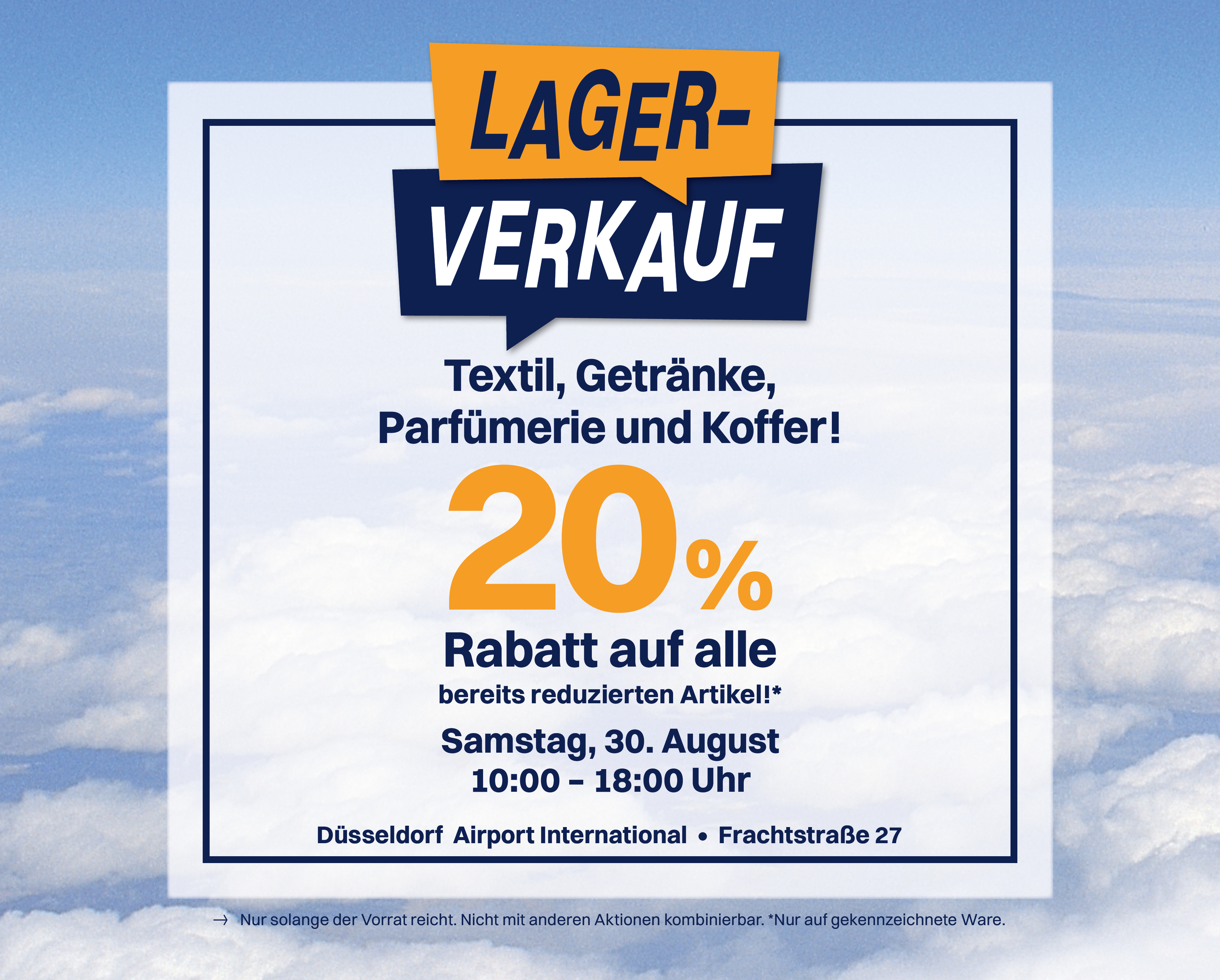 Lagerverkauf in Düsseldorf