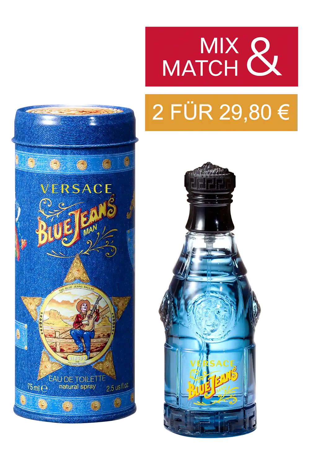 Bild: Versace Blue Jeans Man Eau de Toilette 75 ml