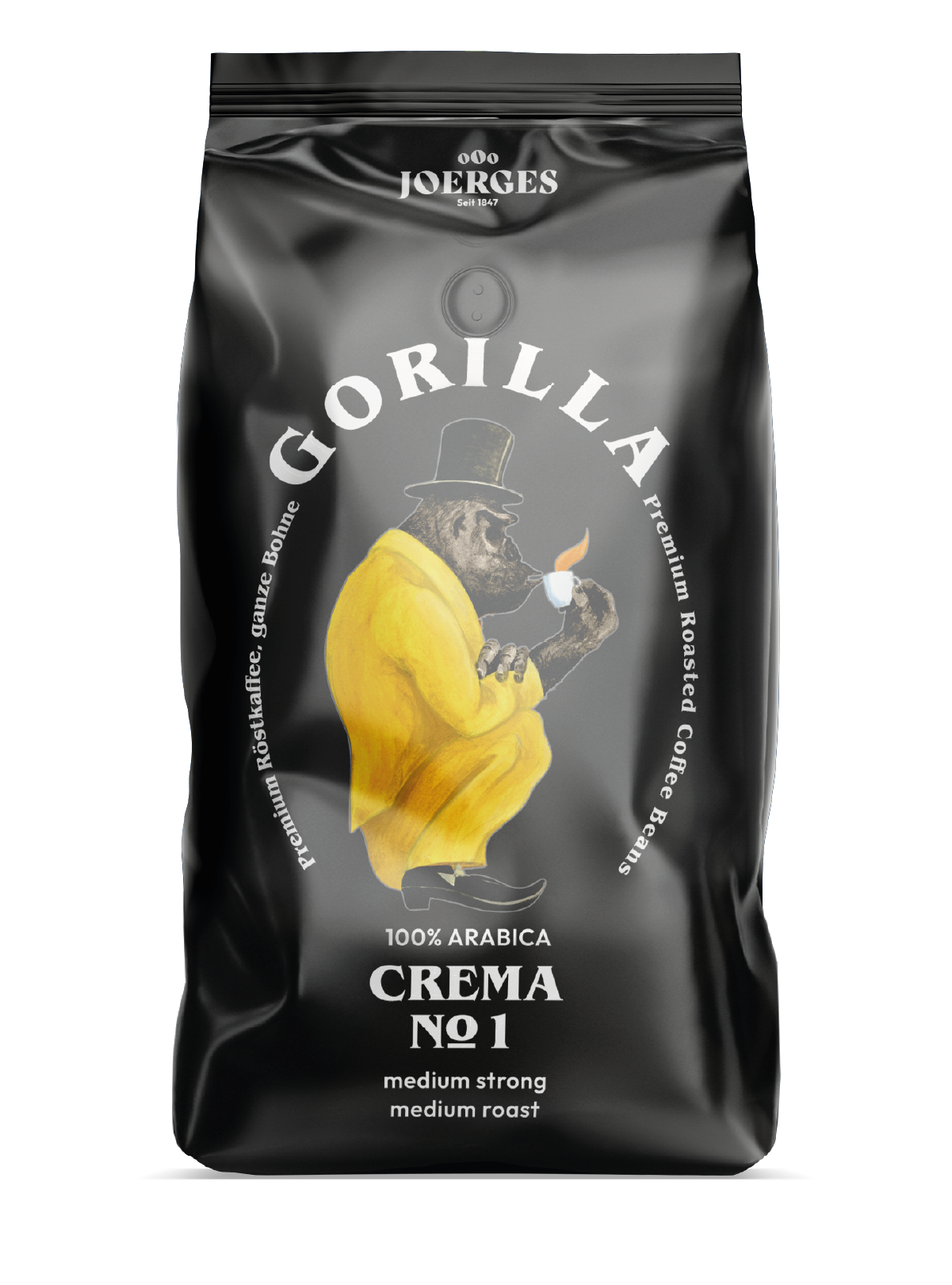Gorilla Kaffee Crema No.1 ganze Bohne 1kg