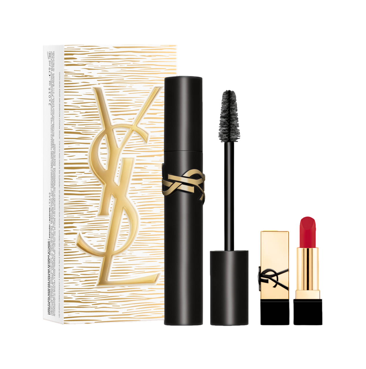 Bild: Yves Saint Laurent Set – Lash Clash Mascara + Mini Rouge Pur Couture Lipstick
