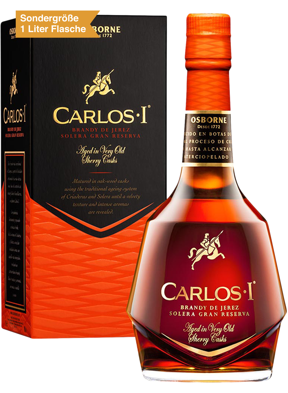 Carlos I Brandy de Jerez Solera Gran Reserva 