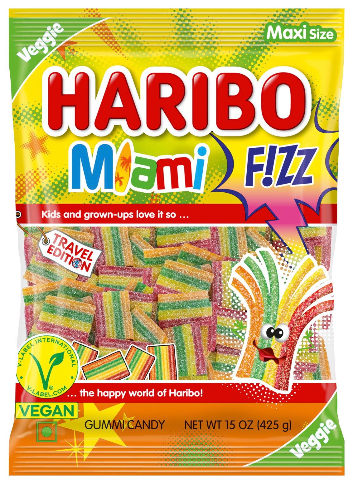 Bild: Haribo Miami Fizz 425g Travel Exclusive
