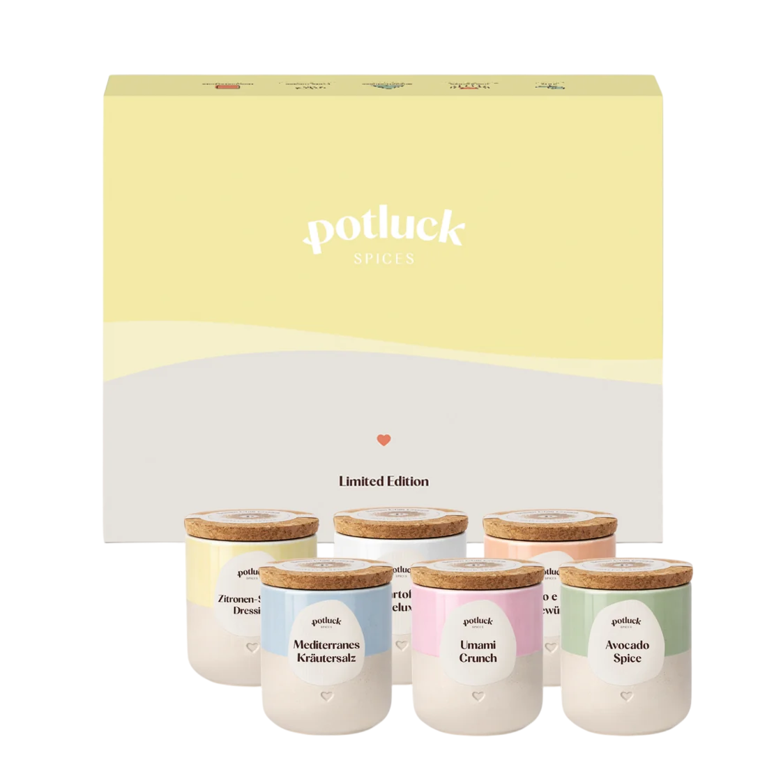 Bild: POTLUCK Topseller Limited Duo Design Edition 6er Gewürzset