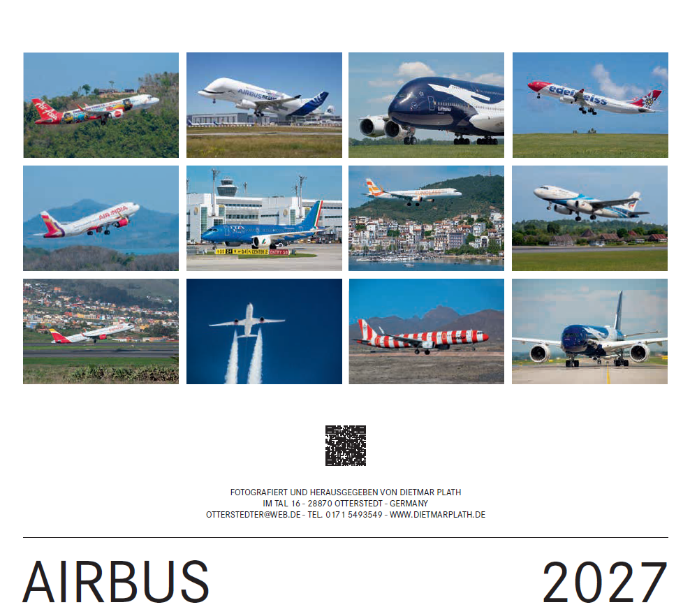 Bild: Airbus Kalender 2027