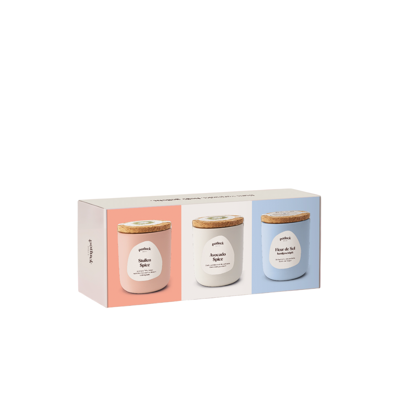 Bild: Best of POTLUCK 3er Set I Stullen Spice, Avocado Spice, Fleur de Sel