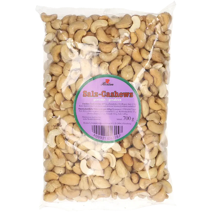 Bild: Rexim Salz-Cashews geröstet &amp; gesalzen 700 g