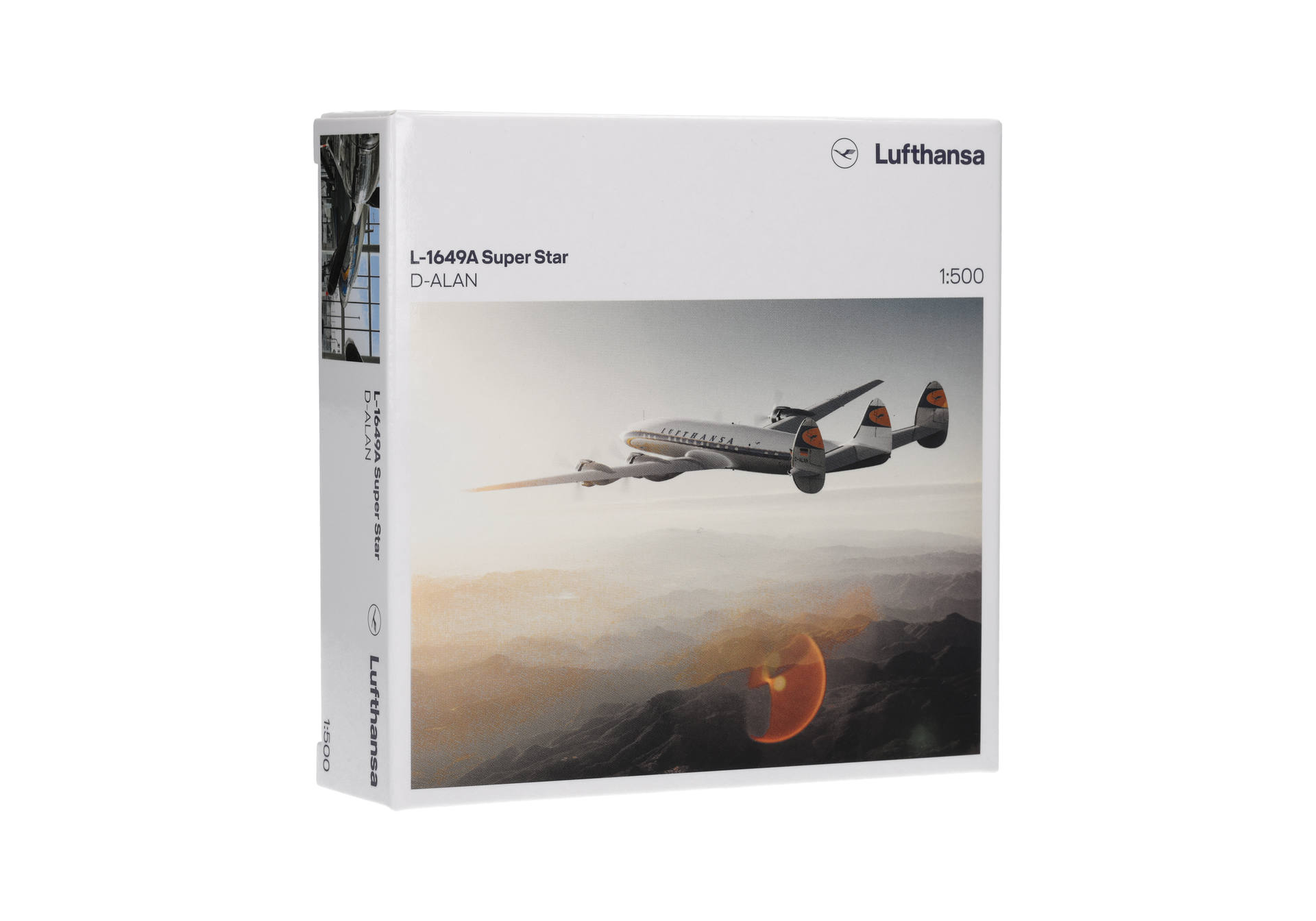 Bild: Lufthansa Lockheed L-1649A, Super Star – D-ALAN Modellflugzeug 1:500