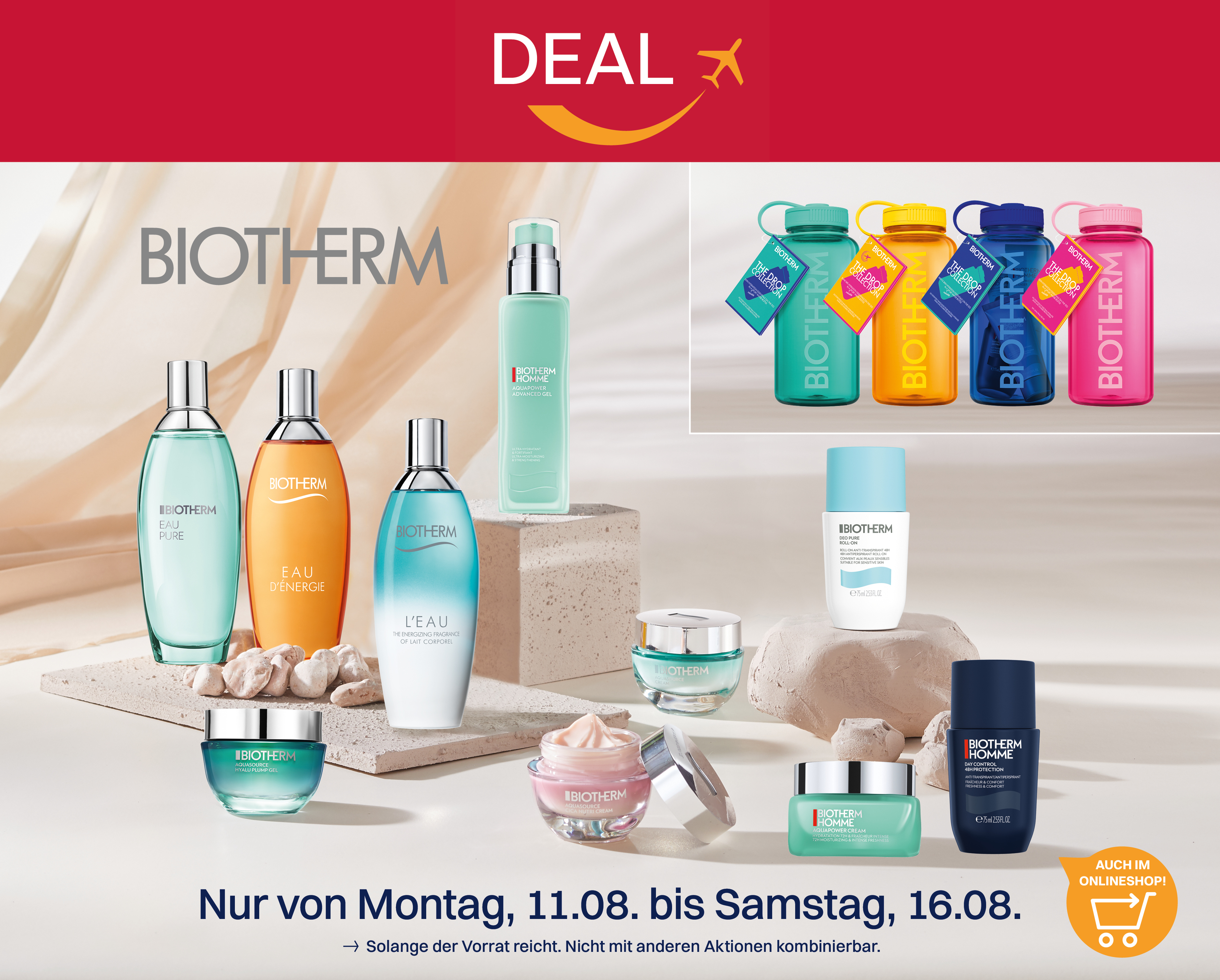 Biotherm Kosmetik stark reduziert nur für kurze Zeit