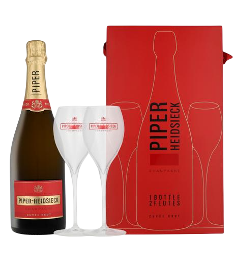 Bild: Champagne Piper-Heidsieck Champagne Brut AOC Travel Set inkl. 2 Gläser