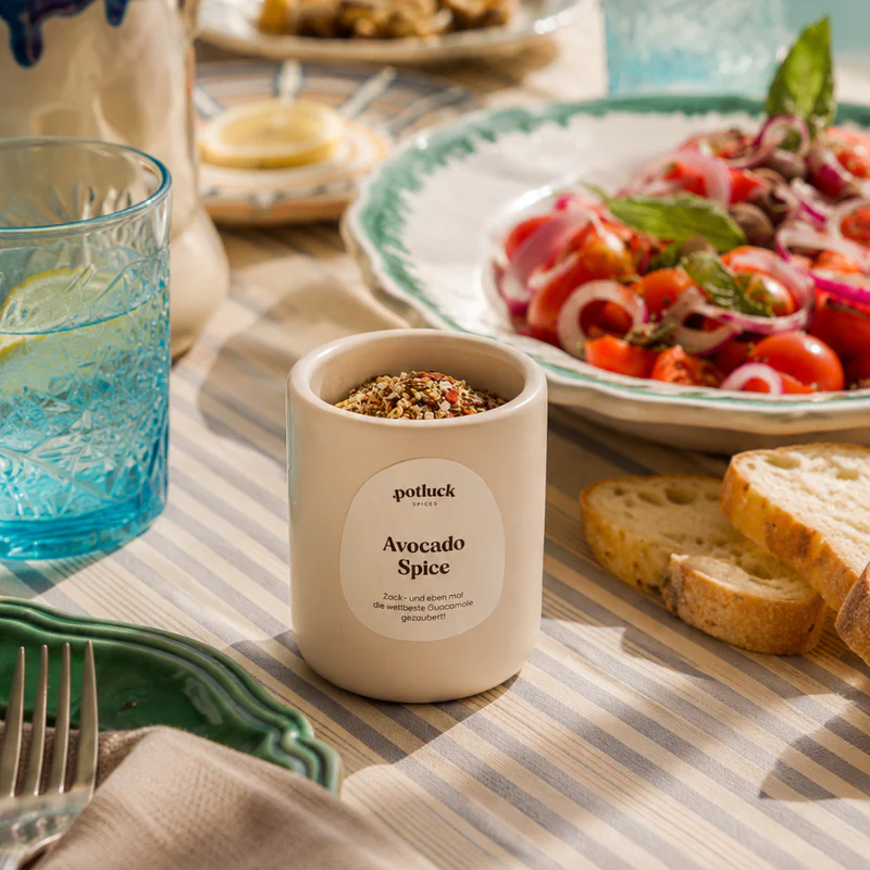 Bild: POTLUCK Avocado Spice 80 g im Keramiktopf