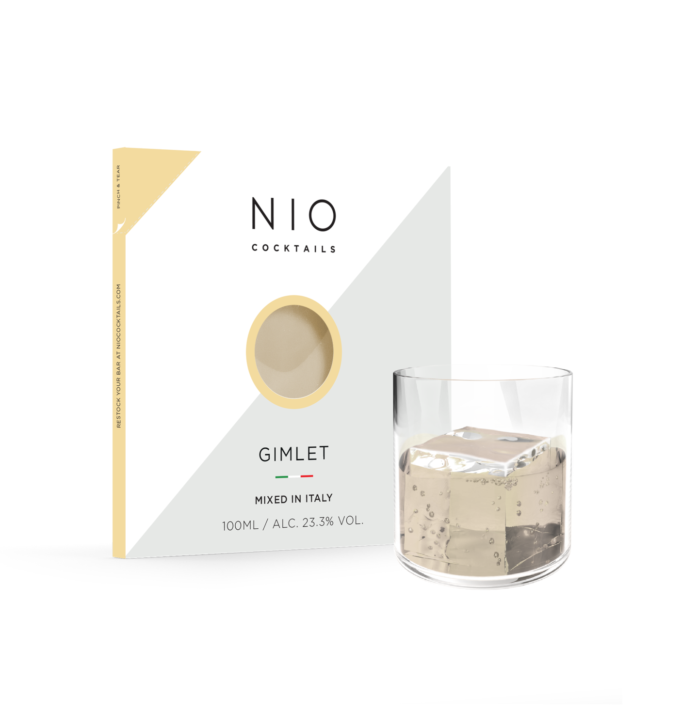 Bild: NIO Cocktails - Gimlet 0,1l - vorgemischter Cocktail