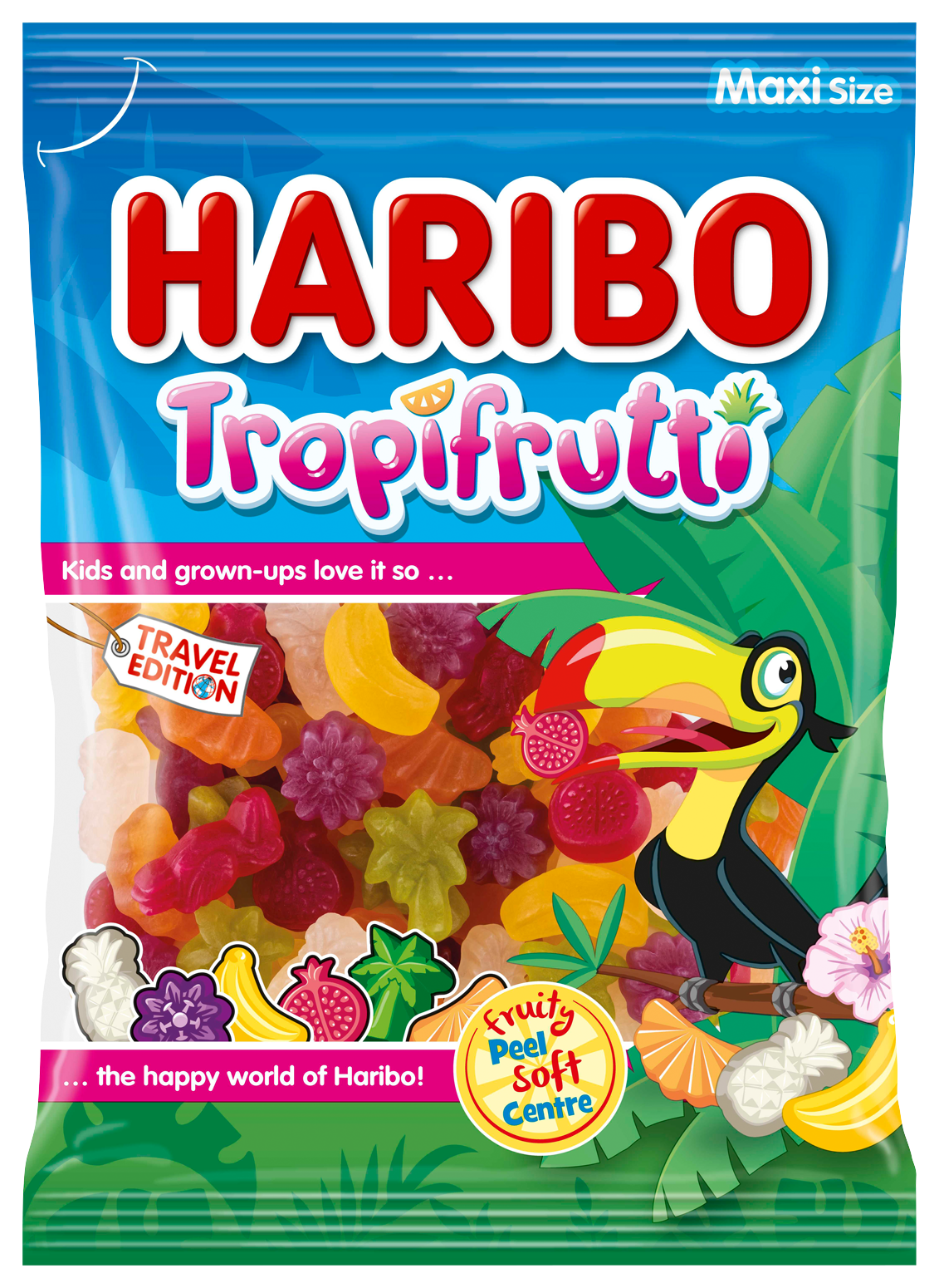 Bild: Haribo Tropifrutti 450g Travel Exclusive