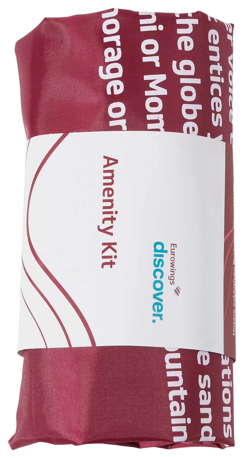Original Amenity Kit aus der Eurowings Discover Business Class