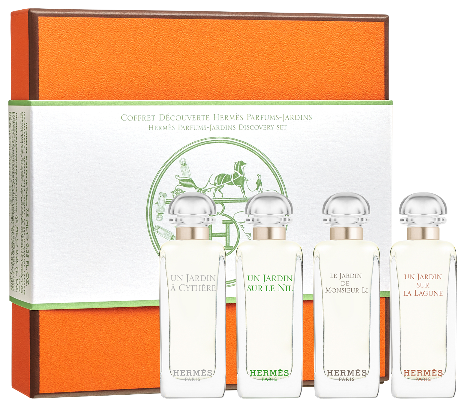 Bild: Hermès Coffret – Jardin Kollektion (4 x 7,5 ml)