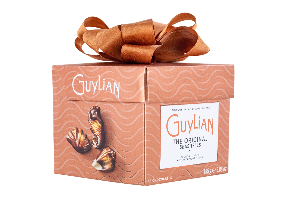 Bild: Guylian Chocolate Seashells 195g Luxe Cube Box