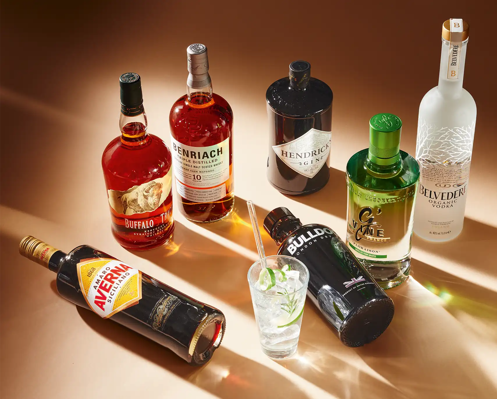 Spirituosen für Cocktails