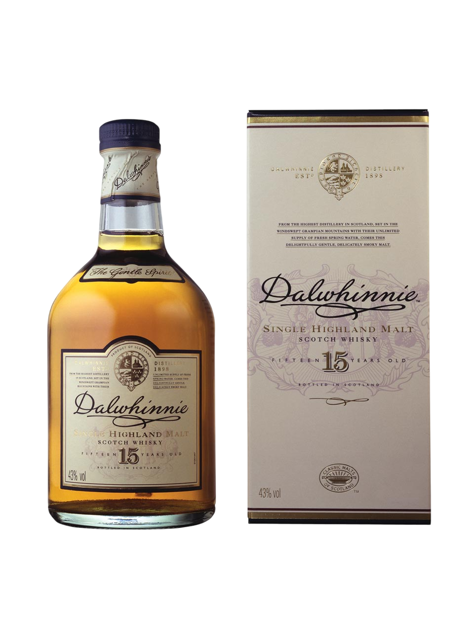 Bild: Dalwhinnie North Highland Single Malt 15yo 1 Liter Flasche