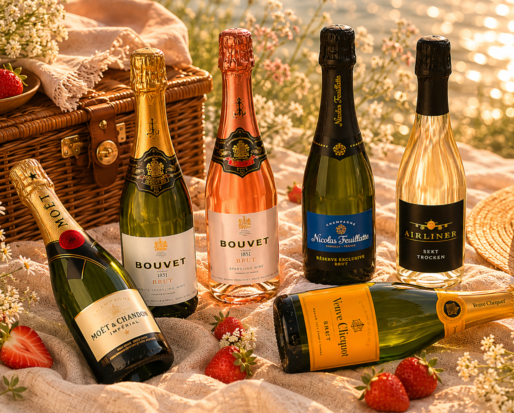 Piccolo Sekt und Champagner