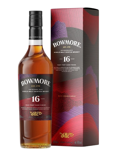 Bild: Bowmore 16y Islay Single Malt Scotch Whisky 43% 0.7L Travel Retail