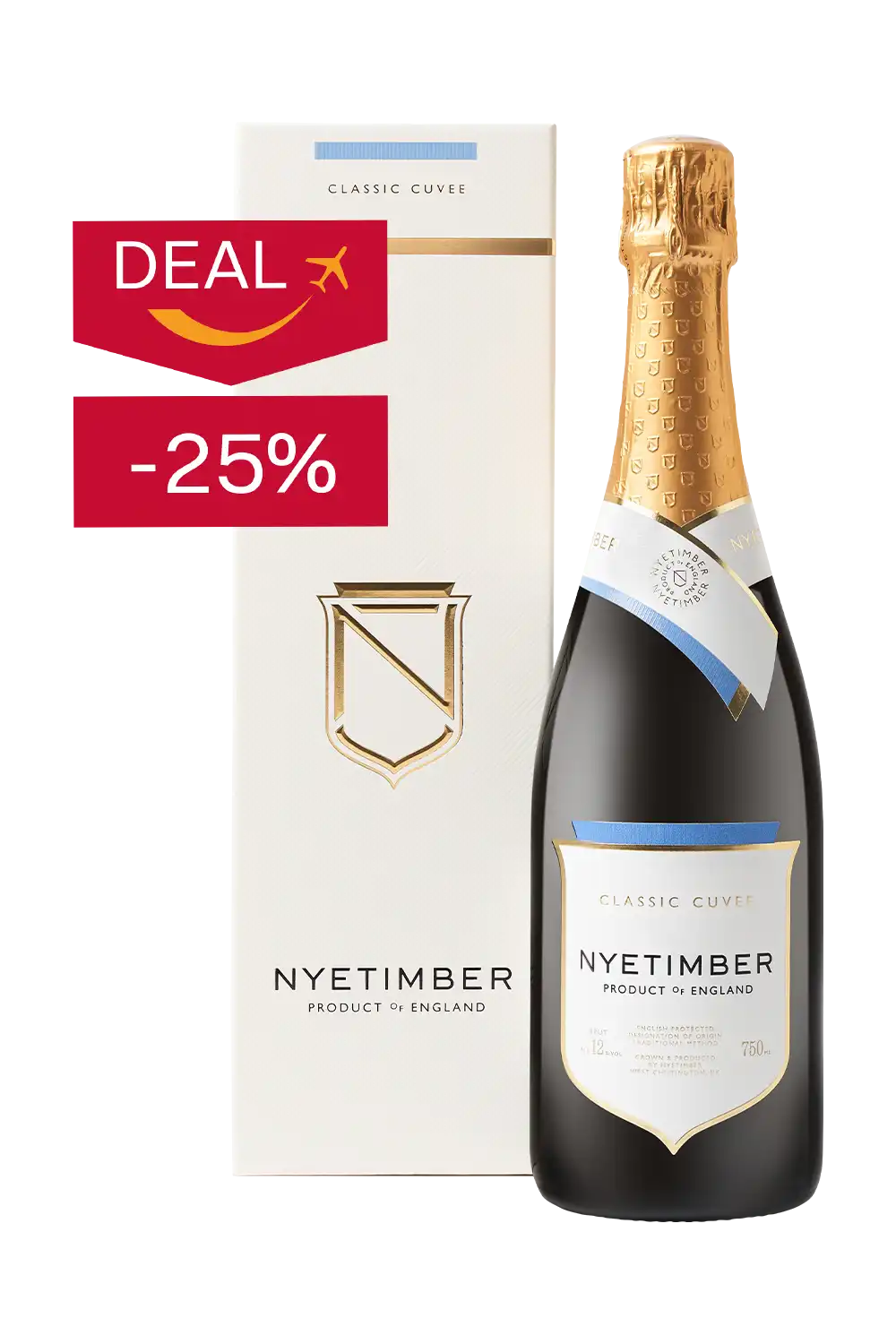 Bild: Nyetimber Classic Cuvée Brut PDO England, 0,75 L