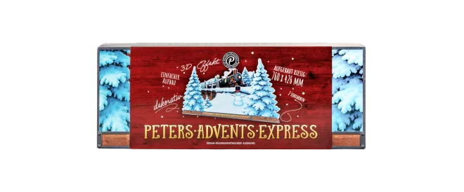 Bild: Peters Advents-Express Adventskalender 300 g