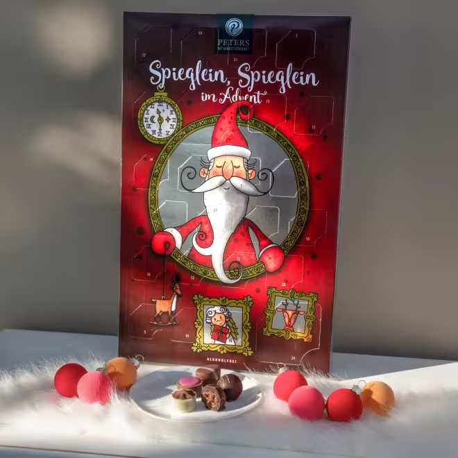 Bild: "Spieglein, Spieglein im Advent" Adventskalender alkoholfrei 150g