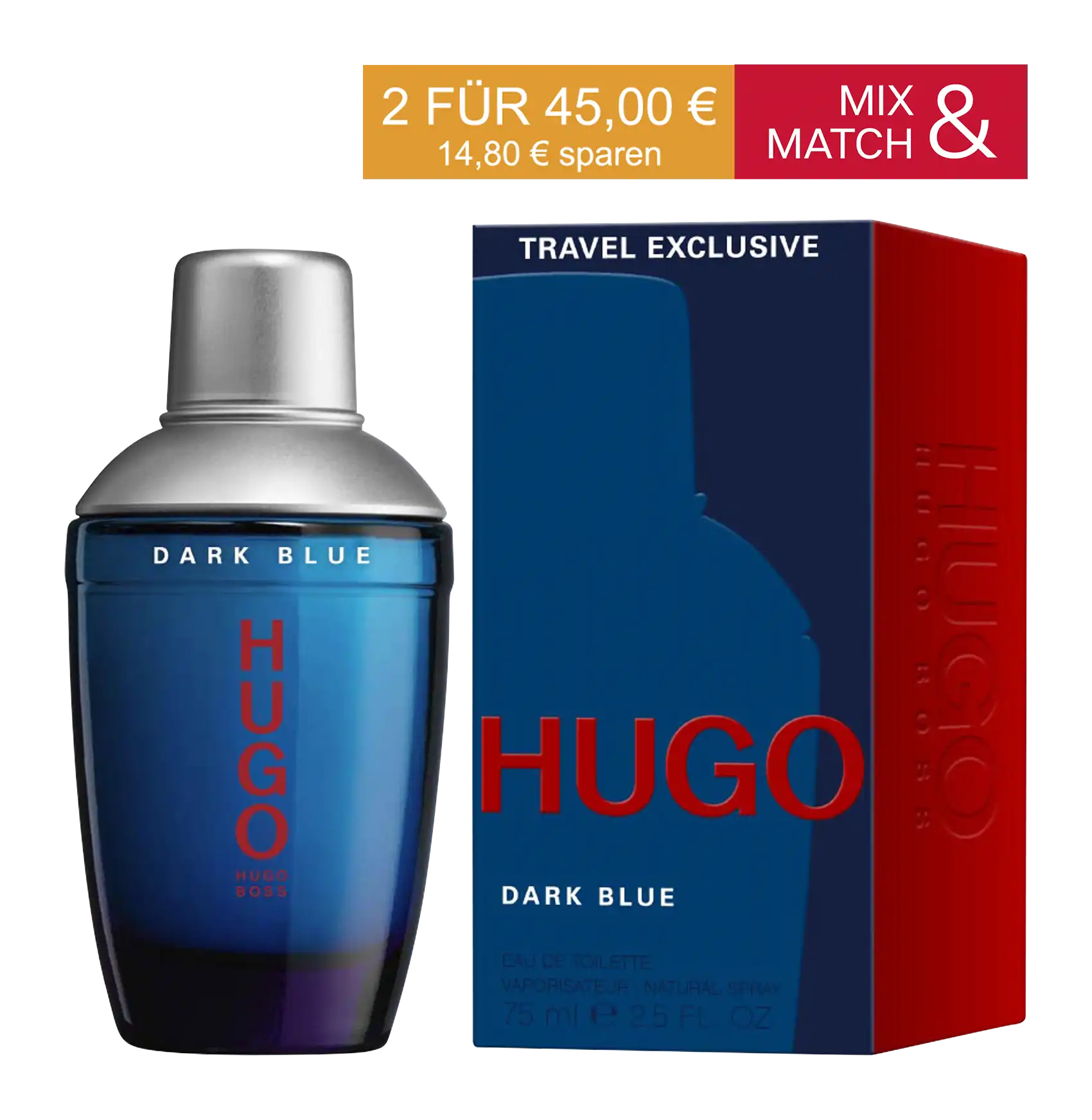 Bild: Boss Hugo Dark Blue Eau de Toilette 75 ml Travel Exclusive