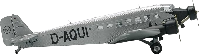 Bild: Lufthansa Junkers Ju-52 , D-AQUI, 1:87 Modellflugzeug