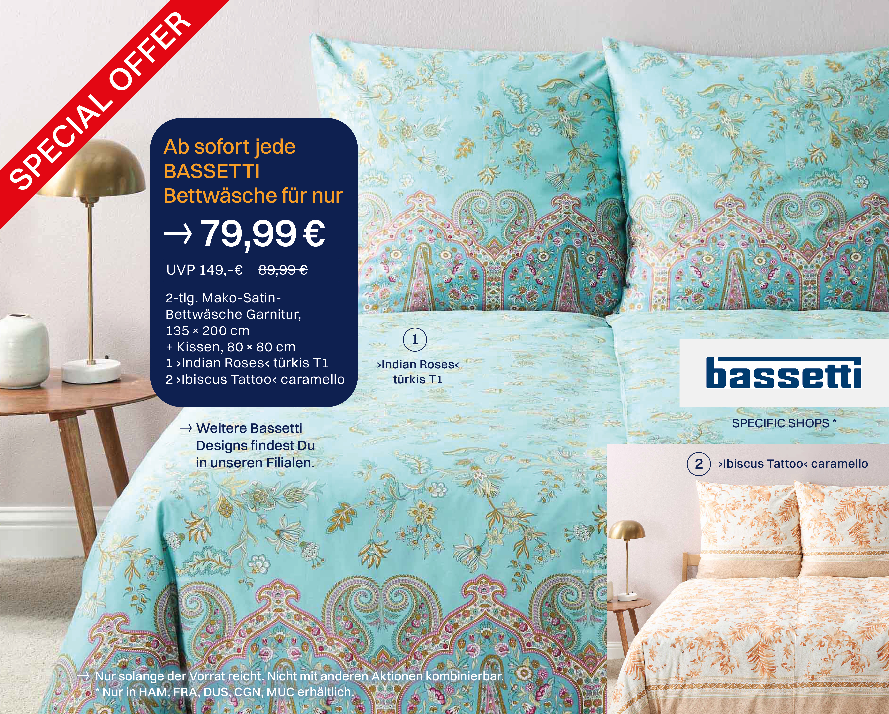 Bassetti Bettwäsche im Angebot